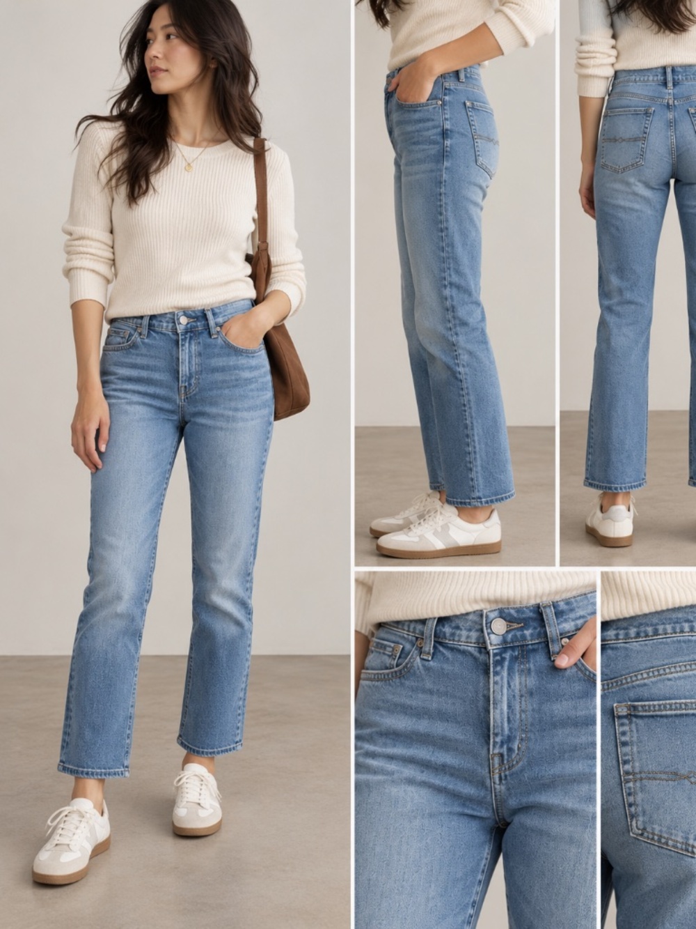 Lucky Brand Sweet Straight Jeans Light Wash W33 L32 Tencel Stretch